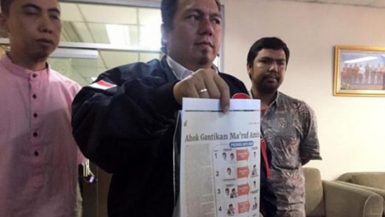 Dewan Pers Nilai Indopos Bersalah Soal Berita Ahok Gantikan Ma’ruf