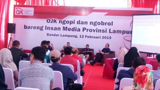 OJK Gelar Coffee Morning Bersama Para Jurnalis Lampung