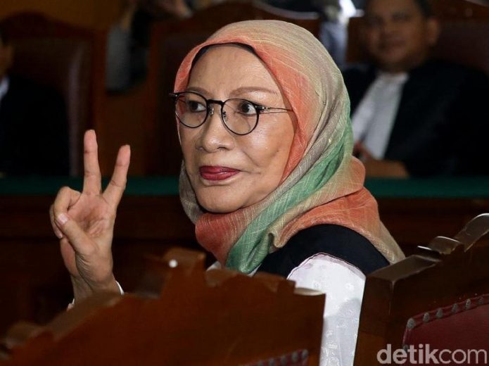 Sidang Perdana Kasus Hoax, Ratna Sarumpaet tetap Dukung Prabowo
