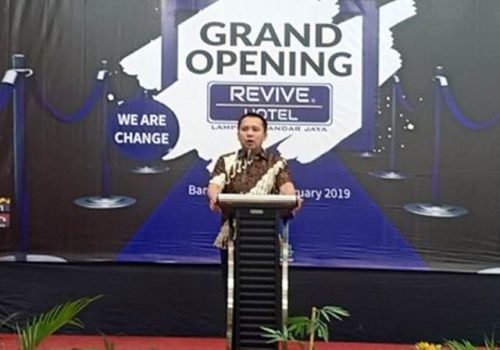 Resmikan Revive Hotel, Gubernur Ridho Bangga Investor Lampung Meningkat