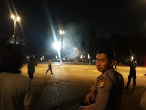 Suara Ledakan Terdengar di Area Nobar Debat Capres