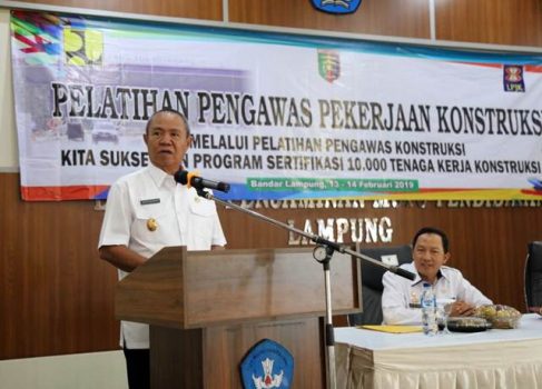 Wagub Bachtiar Basri Minta Pengawas Konstruksi Tingkatkan Kompetensi Iptek
