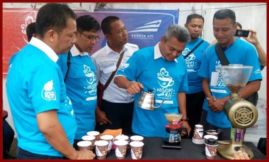 Promosikan Kopi Lampung, PT KAI Gelar Festival Ngopi Bareng