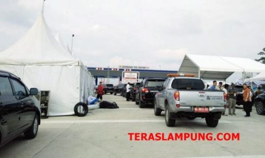 Jelang Kedatangan Presiden Jokowi, JTTS Ruas Bakauiheni-Terbanggi Besar Disterilkan