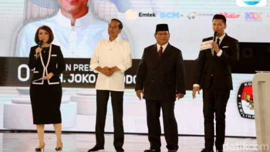 Debat Capres 2019, Pernyataan Penutup Jokowi dan Prabowo Dinginkan Suhu Politik