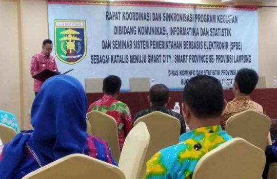 Dinas Kominfo Provinsi Lampung Sosialisasikan Sistem Pemerintahan Berbasis Elektronik