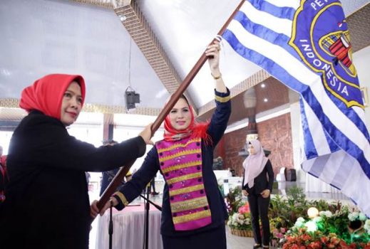Yustin Ficardo Lantik EIlya Lusiana Sebagai Ketua PDBI Lampung Tengah
