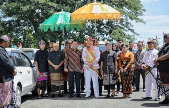 Gubernur Lampung Hadiri Dharma Santi Nyepi