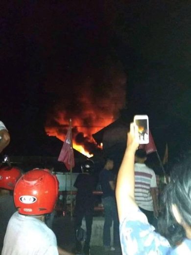 Pasar Natar Kembali Terbakar