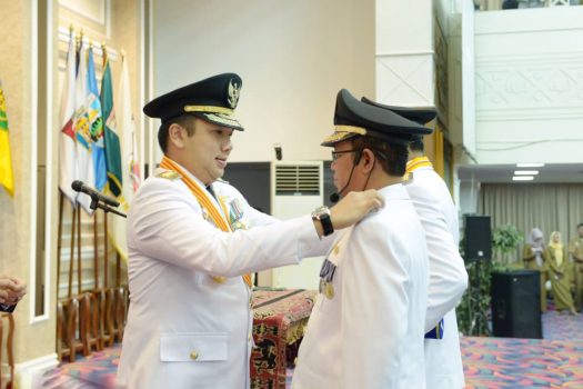 Agung – Budi Utomo Resmi Jabat Bupati-Wakil Bupati Lampung Utara 2019-2024