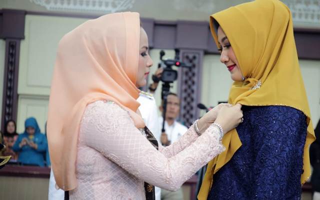 Yustin Lantik Endah Kartika Prajawati Sebagai Ketua PKK, Dekranasda, dan PAUD Lampung Utara