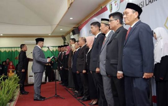 Dewan Riset Daerah Lampung 2019-2022 Dikukuhkan