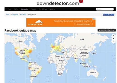Facebook Down, Ini Wilayah di Dunia yang Terdampak
