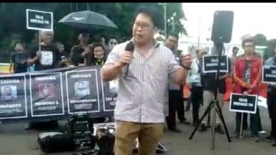 Selesai Diperiksa Bareskrim, Robertus Robet Dipulangkan