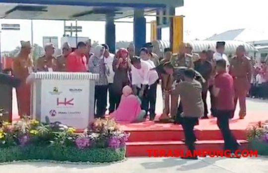 Seorang Ibu Terobos Paspampres, Simpuh di Kaki Jokowi, Lalu Pingsan