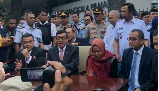 Dibebaskan, Siti Aisyah Berterima Kasih kepada Presiden Jokowi