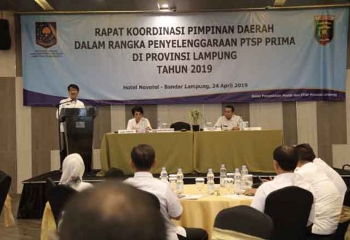Pemprov Lampung Perkuat Pelayanan Terpadu Satu Pintu