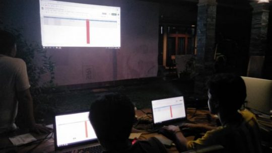 Relawan Mukhlis Basri dan Lesty Putri Utami Awasi Proses Pemilu 2019