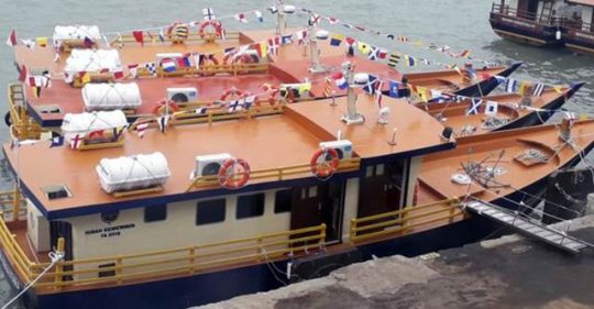 Pemkab Lampung Selatan Terima Hibah Kapal Pelra dari Kementerian Perhubungan