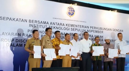 Pemkab Mesuji Terima Bantuan Hibah Kapal Pelra