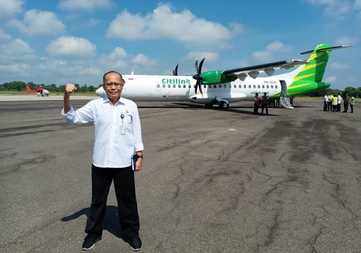 Penerbangan Perdana Bandara Halim PK – Lanud Gatot Subroto Way Kanan Dimulai