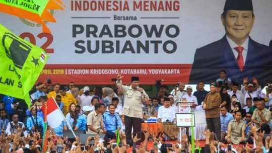 Survei Internal BPN: Prabowo 62 Persen, Jokowi 38 Persen