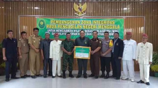 Pengadilan Negeri Menggala Canangkan Zona Integritas