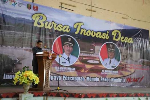 Wabup Lampung Barat Buka Bursa Inovasi Desa