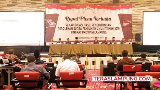 KPU Lampung Targetkan Rekapitulasi Suara Hasil Pemilu 2019 Tiga Hari Beres