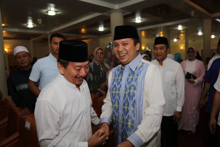 Gubernur Ridho dan Walikota Herman HN Tampak Akrab di Acara Safari Ramadan
