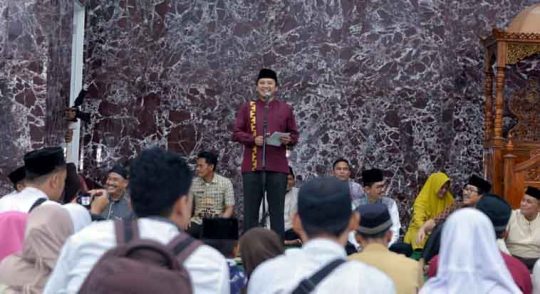 Safari Ramadan, Gubernur Ridho Minta Lamsel Siap Hadapi Even Mudik Idul Fitri