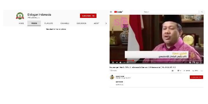 Akun YouTube Erdogan Indonesia telah menghapus semua unggahan, termasuk video yang diklaim dari Al-Jazeera tersebut. Namun salinan video yang sama masih ada di akun YouTube SANTRI GAUL, per 15 Mei 2019.