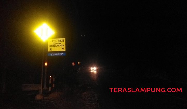 Minim Penerangan, Ini Ruas Jalinsum di Lamsel yang Perlu Diwaspadai Pemudik dengan Sepeda Motor