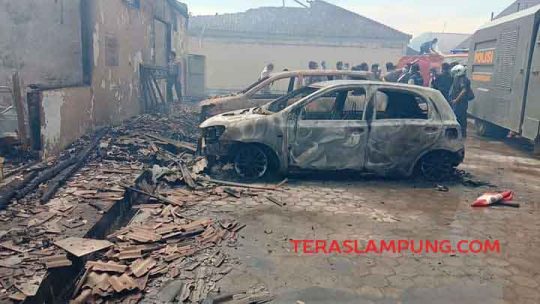 Ini yang Dilakukan Kapolres Lampung Selatan Saat Mapolres Terbakar