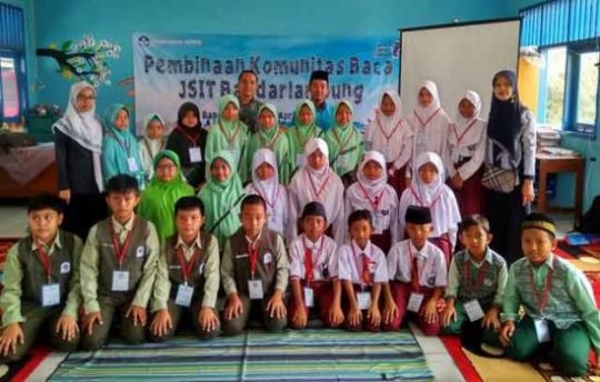 Kantor Bahasa Lampung Bina Komunitas Baca JSIT Bandarlampung