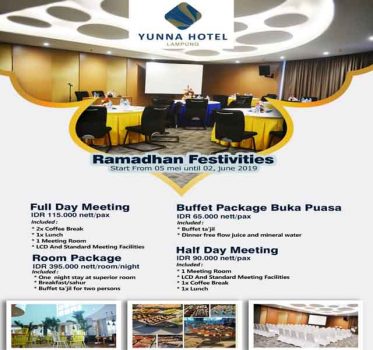 Paket Promo Buka Bersama di Hotel Yuna Bandarlampung