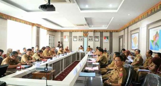 Bupati Lampung Barat Pimpin Rapat Rencana Kerja 2020