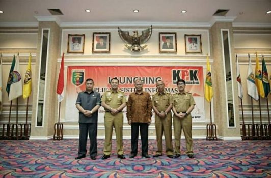 Bupati Lamteng Hadiri Peluncuran Sistem Informasi Perencanaan Pelaporan dan Keuangan Daerah