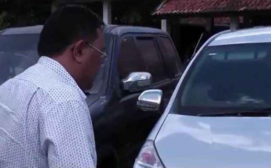 Diduga Terkait Kasus Mobil Dinas, Mantan Wakil Bupati Lampung Utara Sambangi Polres