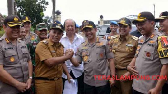 Pascakebakaran, Kapolri Kunjungi Mapolres Lampung Selatan