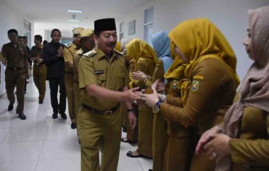 Hari Pertama Cuti Idul Fitri, 99 Persen ASN Bandarlampung Masuk Kerja