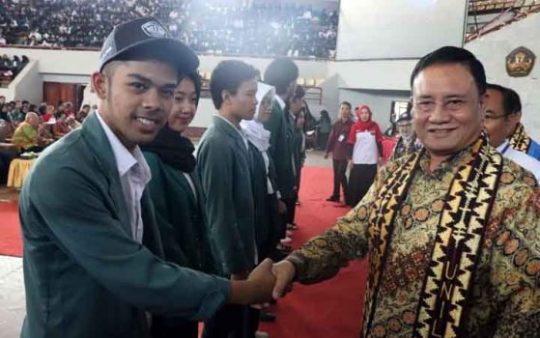 Wabup Lampung Barat Menerima Mahasiswa KKN Unila