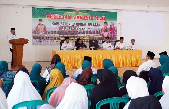 Plt Bupati Lamsel Buka Bimbingan Manasik Haji bagi 399 Calon Jamaah Haji
