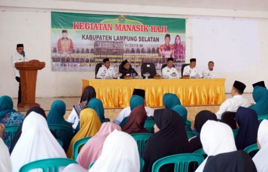 Plt Bupati Lamsel Buka Bimbingan Manasik Haji bagi 399 Calon Jamaah Haji