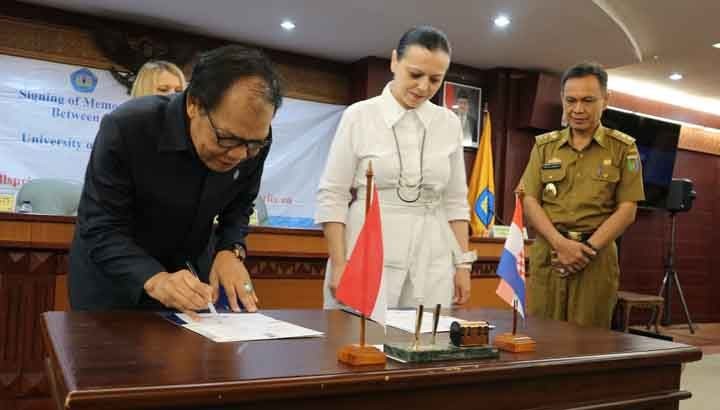 Pemprov Lampung Dukung Penuh Kerjasama Unila dengan Dua Universitas di Kroasia