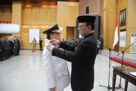 Mendagri Tjahjo Kumolo Lantik Boytenjuri sebagai Penjabat Gubernur Lampung