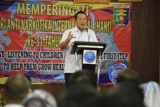 Perangi Narkoba, Gubernur Arinal Segera Bentuk BNN di Seluruh Kabupaten-Kota