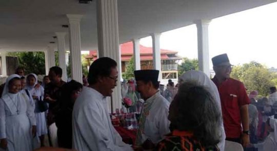 Walikota Herman HN Gelar Open House, Dihadiri Tokoh Lintas Agama