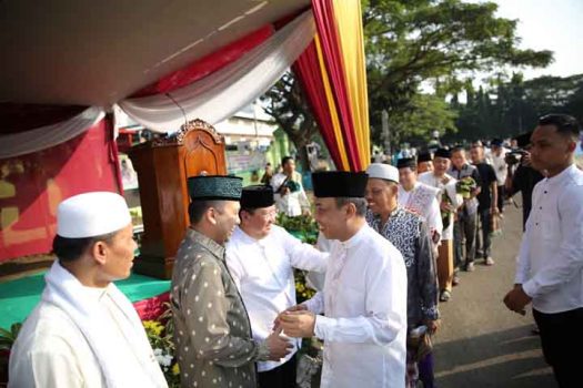 Dihadiri Ridho Ficardo, Pj. Gubernur Lampung Boytenjuri Gelar Open House di Mahan Agung