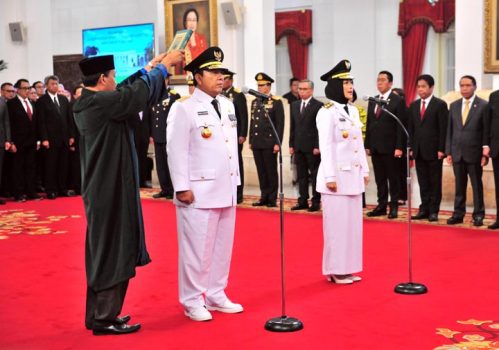 Presiden Jokowi Lantik Arinal dan Chusnunia Sebagai Gubernur dan Wakil Gubernur Lampung
